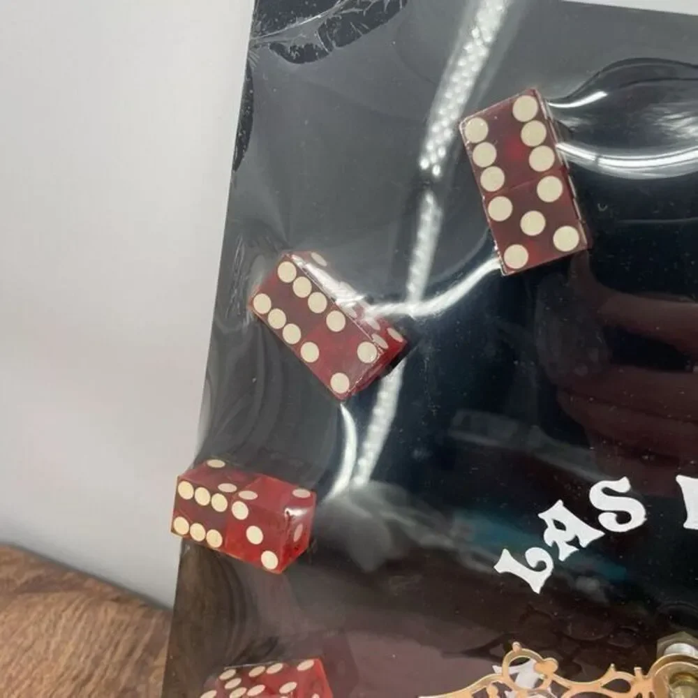 MGM Grand New Old‎ Stock Las Vegas Dice Clock Rare 1960 Hercules Battery